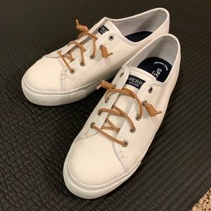 Sperry Top-Sider Women’s Tennis Shoes, White, Size 11
